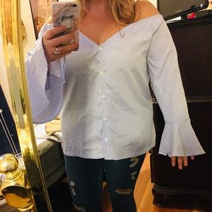 NWT Boohoo Off The Shoulder Top